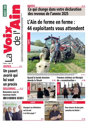 Cover of La Voix de l’Ain Belley