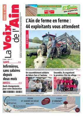 Cover of La Voix de l’Ain Bords de Saone