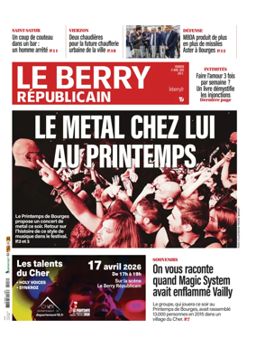 Cover of Le Berry Republicain