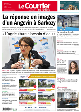 Cover of Le Courrier de l’Ouest (Saumur)