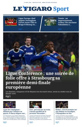 Cover of Le Figaro Sport