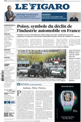 Cover of Le Figaro