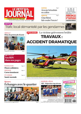Cover of Le Petit Journal - L'hebdo local de l'Herault