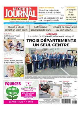 Cover of Le Petit Journal - L'hebdo local du Gers