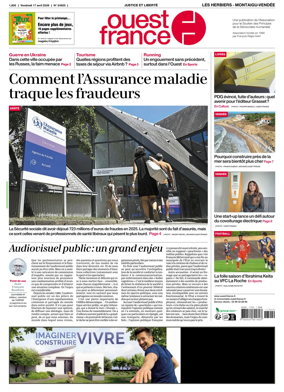 Cover of Ouest France (Les Herbiers / Montaigu)