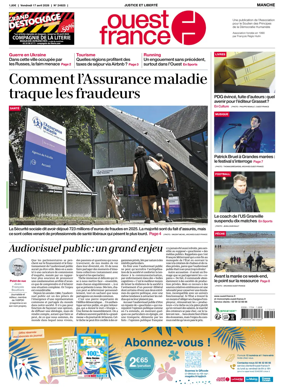 Cover of Ouest France (Manche)