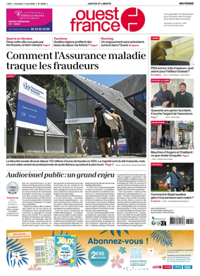 Cover of Ouest France (Mayenne)