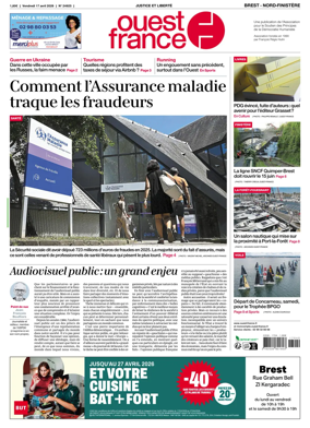 Cover of Ouest France (Nord-Finistere)