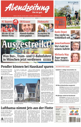 Cover of Abendzeitung Munchen