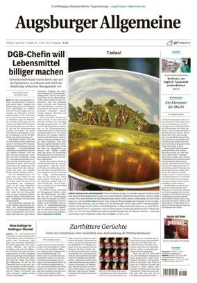 Cover of Augsburger Allgemeine (Ausgabe Stadt)