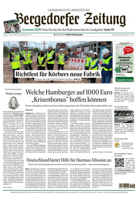 Cover of Bergedorfer Zeitung