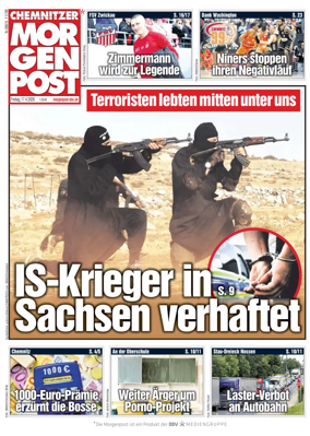 Cover of Chemnitzer Morgenpost