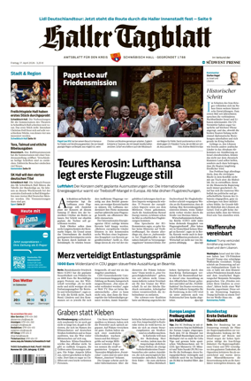 Cover of Haller Tagblatt