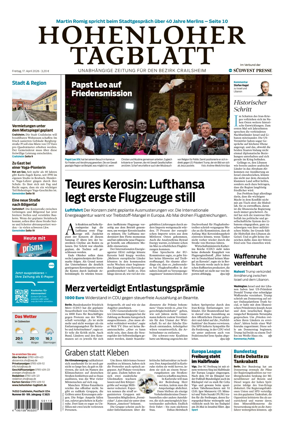 Cover of Hohenloher Tagblatt