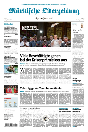 Cover of Markische Oderzeitung Erkner
