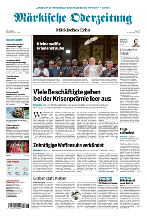 Cover of Markische Oderzeitung Strausberg