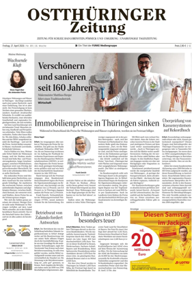 Cover of Ostthuringer Zeitung (Schleiz)