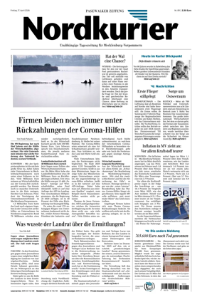 Cover of Pasewalker Zeitung