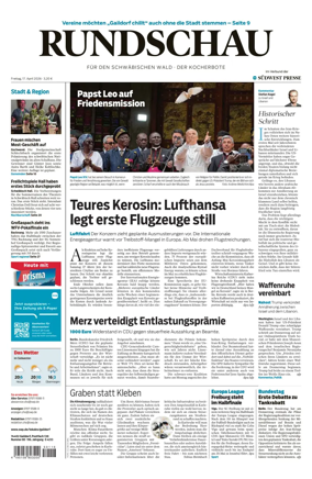 Cover of Rundschau fur den Schwabischen Wald – Der Kocherbote