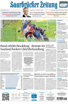 Cover of Saarbruecker Zeitung