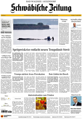 Cover of Schwabische Zeitung (Bad Waldsee / Aulendorf)