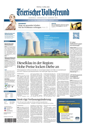 Cover of Trierischer Volksfreund