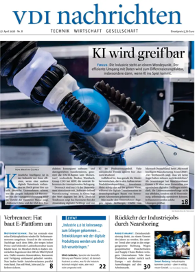 Cover of VDI Nachrichten