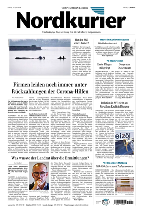 Cover of Vorpommern Kurier (Anklam)