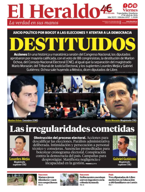 Cover of Diario El Heraldo