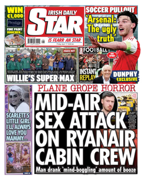 Cover of Irish Daily Star