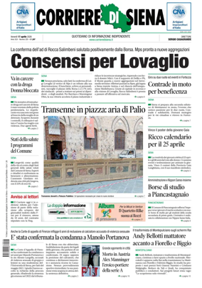Cover of Corriere di Siena