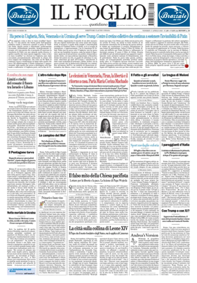 Cover of Il Foglio Quotidiano
