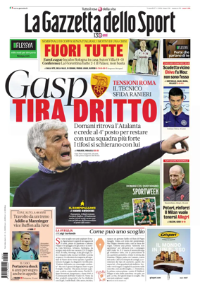 Cover of La Gazzetta dello Sport - Roma