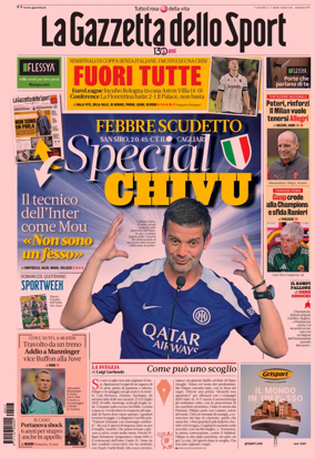 Cover of La Gazzetta dello Sport