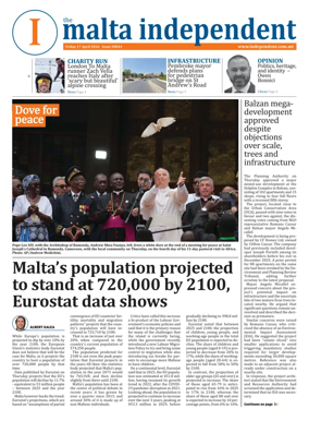 Cover of Malta Independent