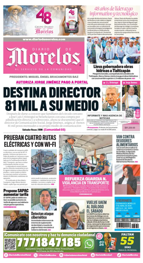 Cover of Diario de Morelos