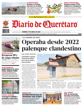 Cover of Diario de Queretaro