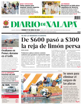 Cover of Diario de Xalapa