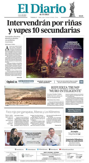 Cover of El Diario de Juarez