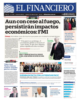 Cover of El Financiero