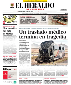 Cover of El Heraldo de Chihuahua