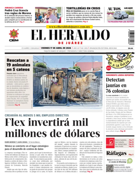 Cover of El Heraldo de Juarez