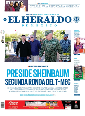 Cover of El Heraldo de Mexico