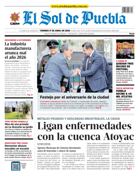Cover of El Sol de Puebla