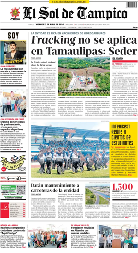 Cover of El Sol de Tampico