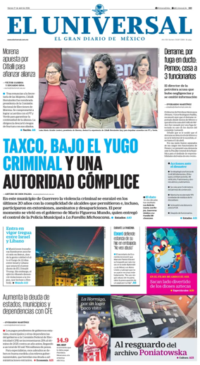 Cover of El Universal