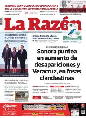 Cover of La Razon de Mexico