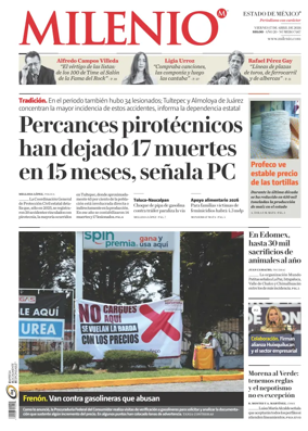 Cover of Milenio Edo de Mexico