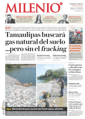Cover of Milenio Tamaulipas
