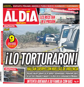 Cover of Periodico Al Dia (Irapuato)